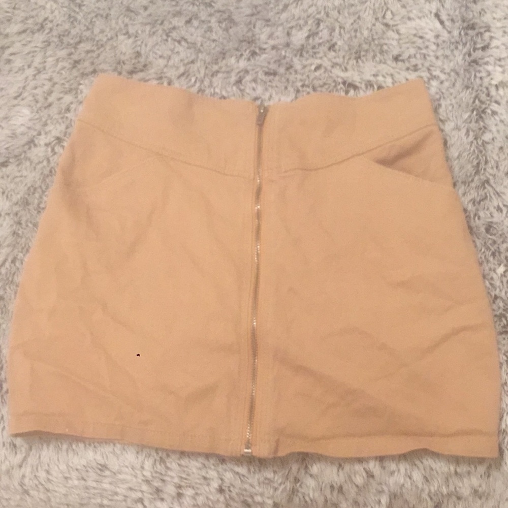 H&M khaki mini skirt